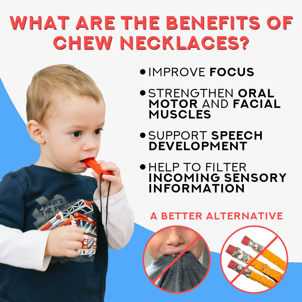 Chewelry Chew Necklace for kids or adults who need bite chew or fidget – 4  The New You